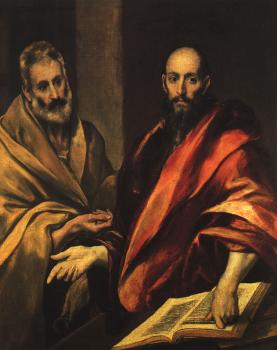El Greco : Apostles Peter and Paul